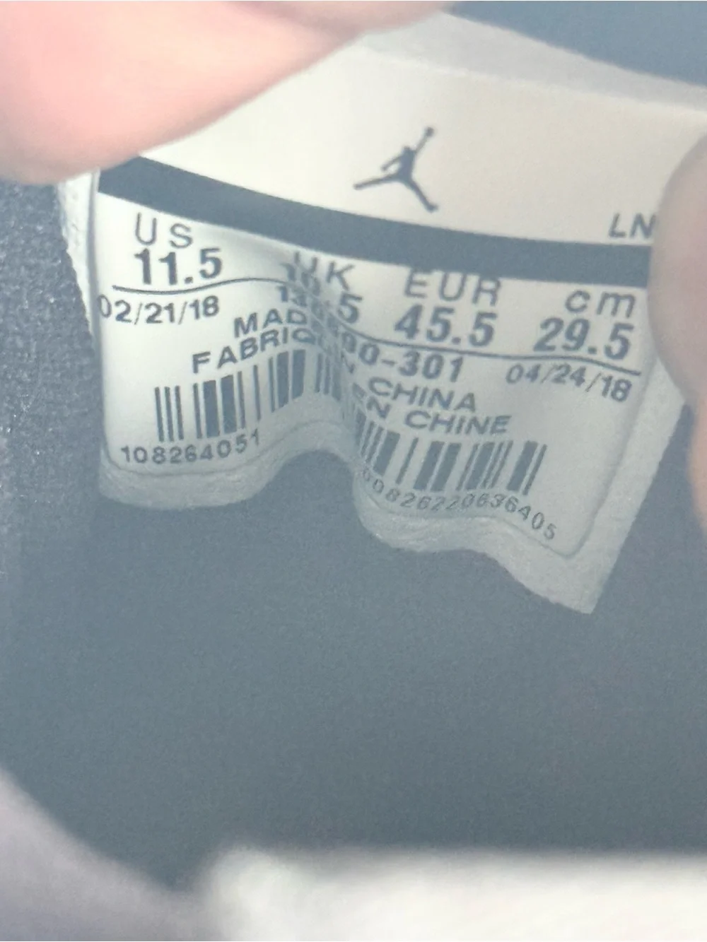 AUTHENTIC Jordan 12 Retro Chris Paul Class of 2003 size 11.5 130690-301 USED